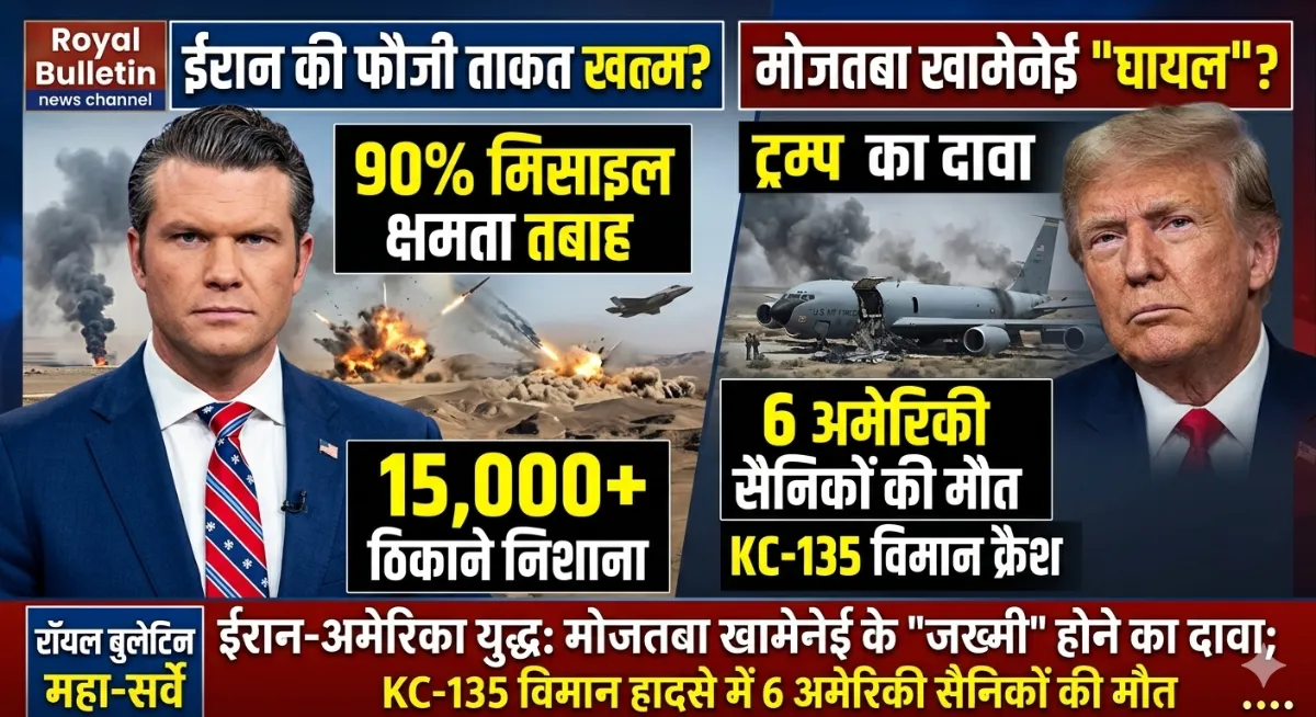 ईरान-अमेरिका युद्ध: मोजतबा खामेनेई के 'जख्मी' होने का दावा, अमेरिका के 6 सैनिकों की मौत