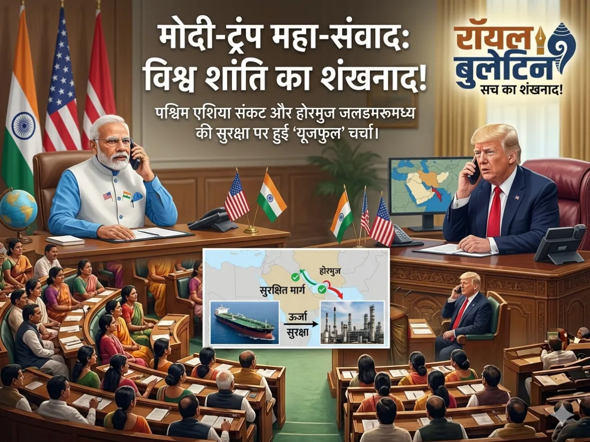 ट्रंप का मोदी को फोन: पश्चिम एशिया के संकट पर हुई 'महा-चर्चा', होरमुज जलडमरूमध्य को सुरक्षित रखने पर बनी सहमति