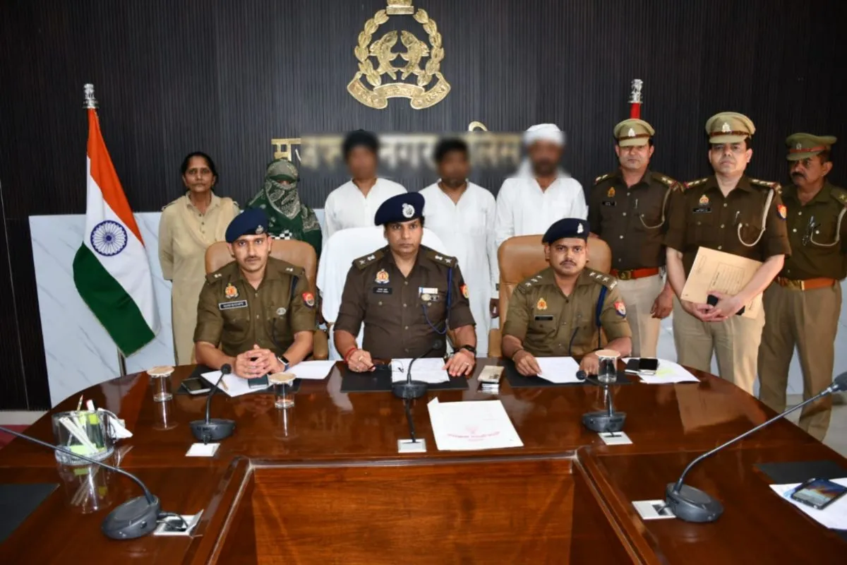 मुजफ्फरनगर में 'हनीट्रैप' गिरोह का भंडाफोड़; झूठे मुकदमों की धमकी देकर लाखों वसूलने वाली महिला समेत 4 गिरफ्तार