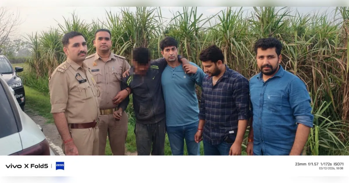 मुजफ्फरनगर के छपार में पुलिस दबोचा कुकर्म का आरोपी, पुलिस से मुठभेड़ में पैर में गोली लगने घायल