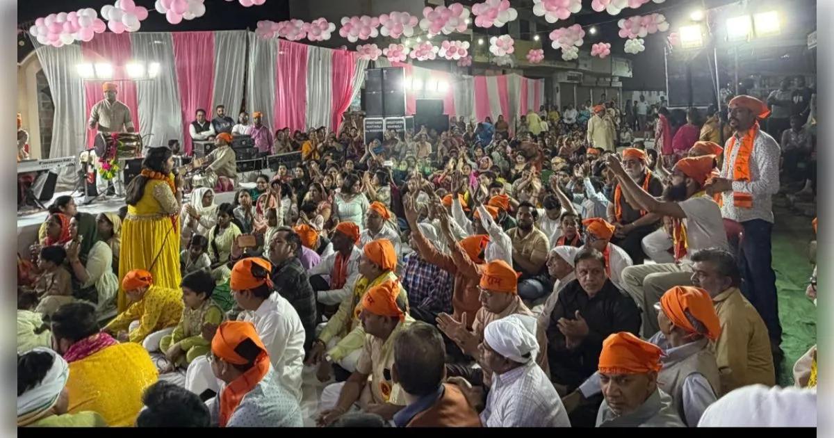 मुजफ्फरनगर: खतौली में भजनों की रसधार में डूबे राम भक्त, श्रीराम मंदिर में 49वें जन्मोत्सव शुरु