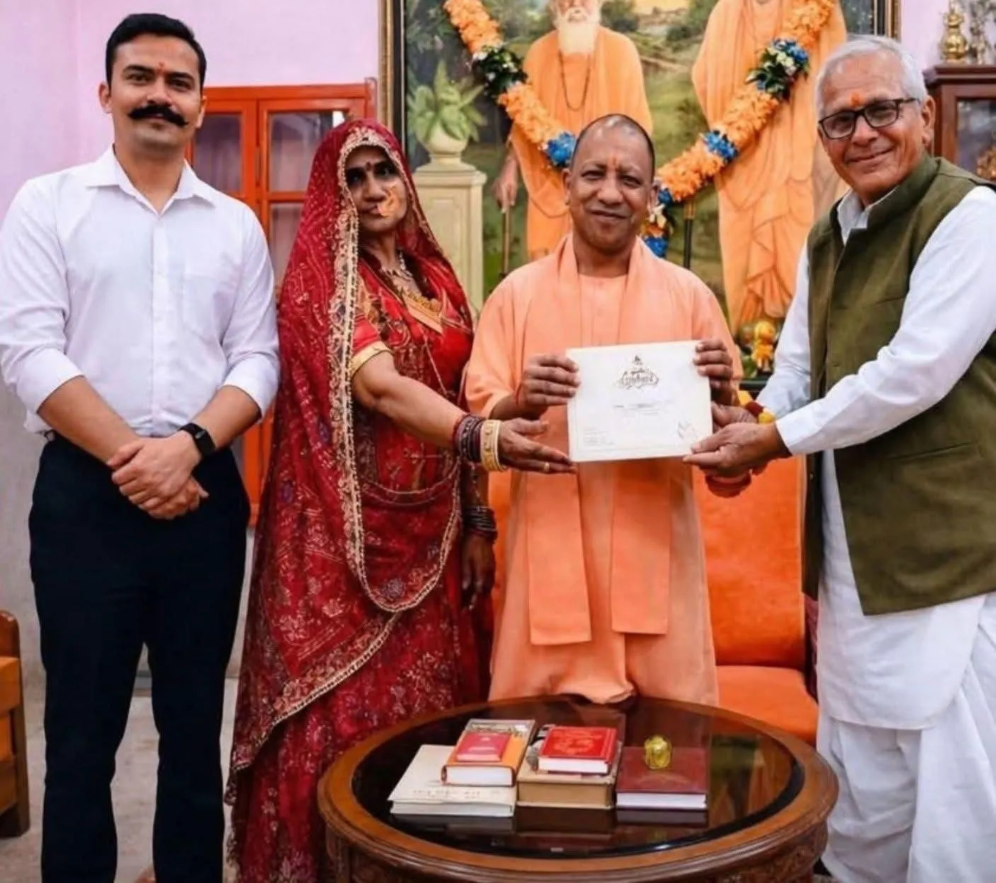 संभल एसपी केके बिश्नोई ने सीएम योगी को दिया शादी का निमंत्रण, बरेली एसपी अंशिका वर्मा से करेंगे विवाह