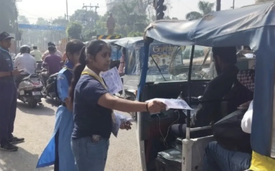 मुरादाबाद: विश्व जल दिवस पर स्काउट-गाइड का जागरूकता अभियान, नागरिकों को दिया जल संरक्षण का संदेश