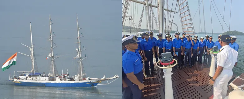 भारत-श्रीलंका नौसेनाओं के बीच बढ़ेगा प्रशिक्षण तालमेल, त्रिंकोमाली में आईएनएस तरंगिनी का भव्य स्वागत
