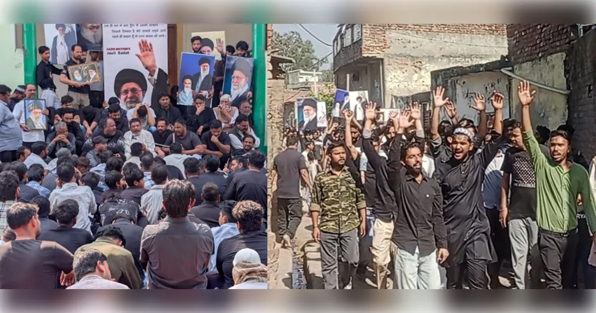 मुजफ्फरनगर के जौली में ईरान के सुप्रीम लीडर की मौत पर उमड़ा शिया समाज का गुस्सा, अमेरिका-इजरायल के खिलाफ प्रदर्शन