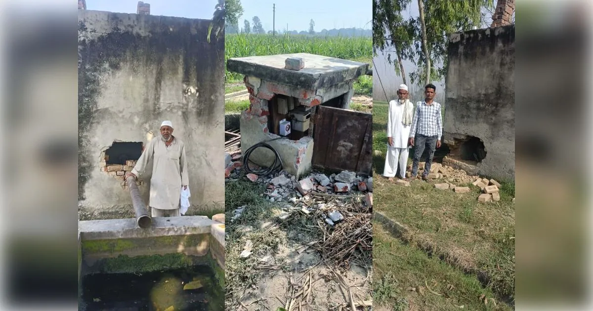 मुजफ्फरनगर के मीरापुर में चोरों का आतंक: संभलहेड़ा में एक ही रात में आधा दर्जन नलकूपों से स्टार्टर व केबल चोरी