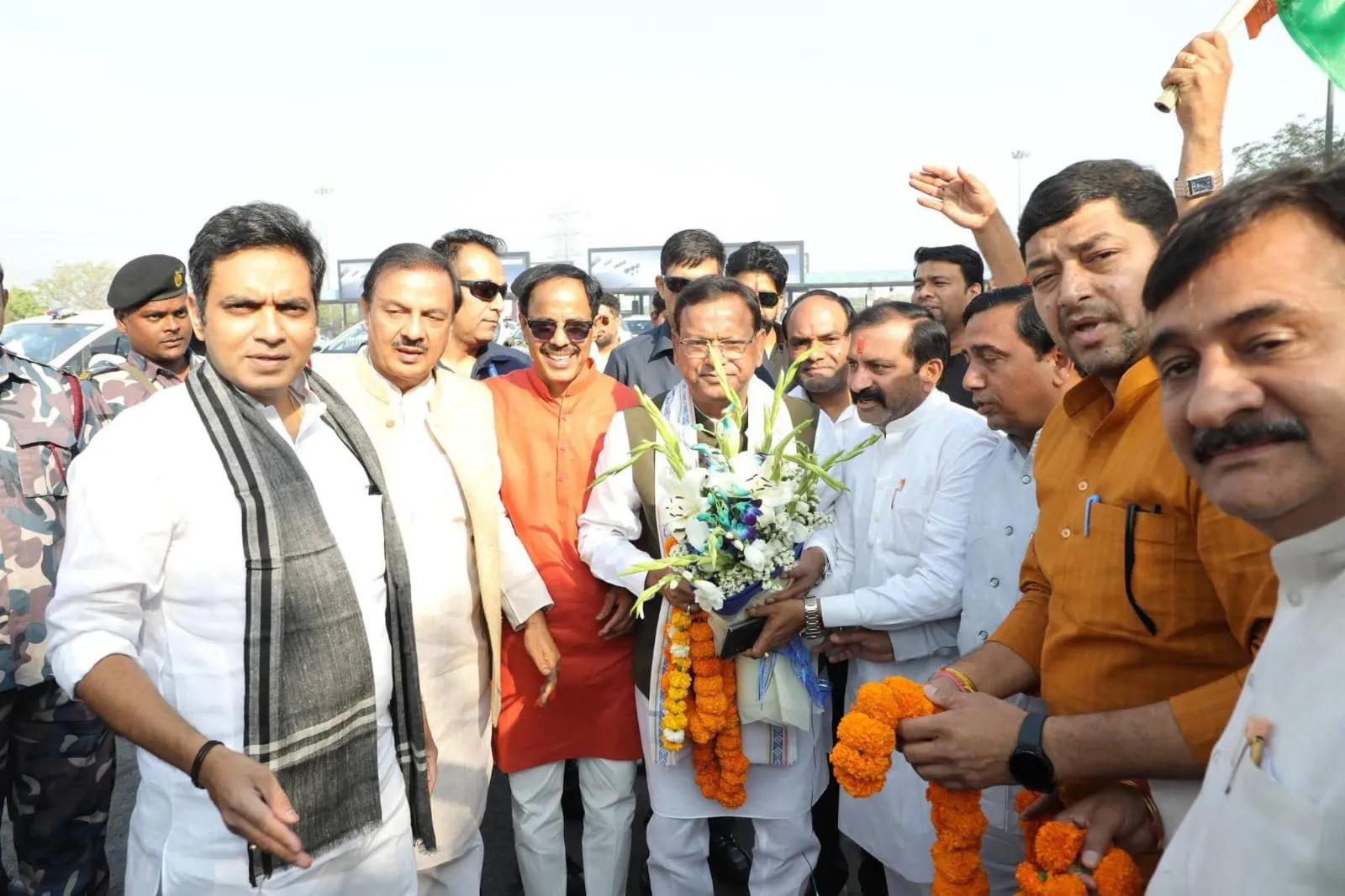  नोएडा डीएनडी पर भाजपा प्रदेश अध्यक्ष का कार्यकर्ताओं ने किया स्वागत