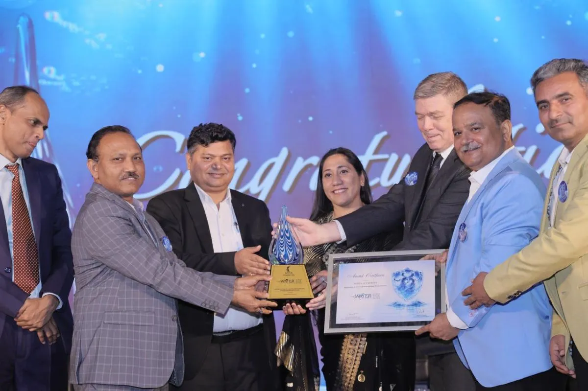 नोएडा प्राधिकरण को मिला भारत सरकार का प्रतिष्ठित 'वाटर वॉरियर्स अवार्ड 2025-26', जल शक्ति मंत्री सीआर पाटिल ने किया सम्मानित