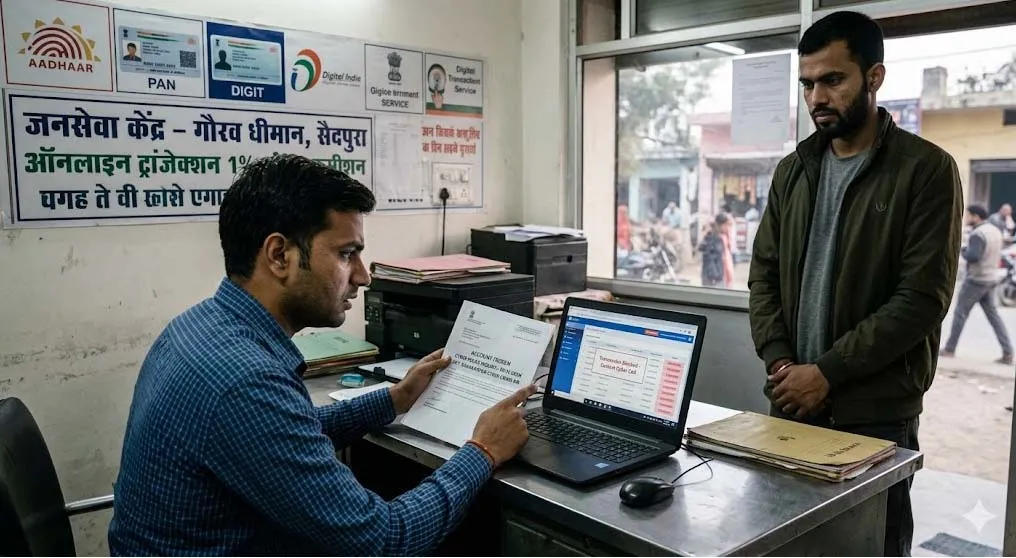 सहारनपुर: दोस्ती की आड़ में जनसेवा केंद्र संचालक से 'डिजिटल डकैती', साइबर ठगी के 9.15 लाख खाते में मंगाए