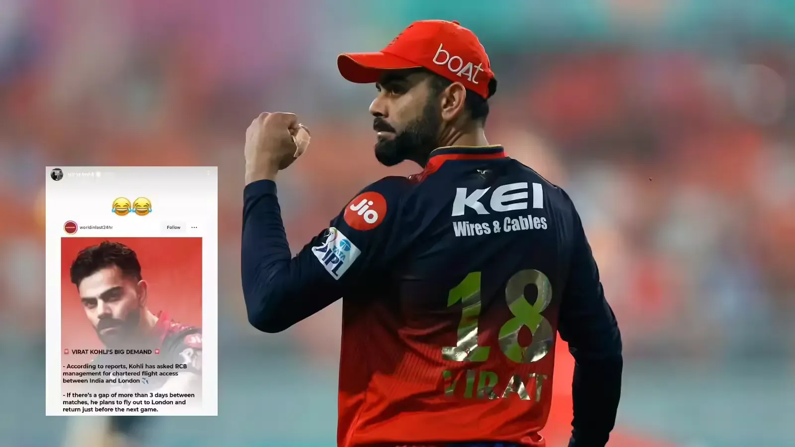 IPL 2026 से पहले विराट कोहली पर बड़ा खुलासा वायरल खबर निकली फर्जी किंग कोहली ने खुद बताई सच्चाई