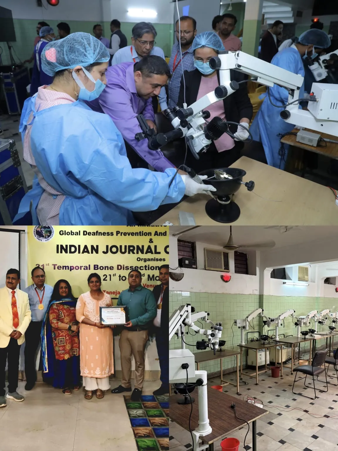 मुजफ्फरनगर में 31वां टेम्पोरल बोन कोर्स सम्पन्न, देशभर के 39 डॉक्टरों ने लिया प्रशिक्षण