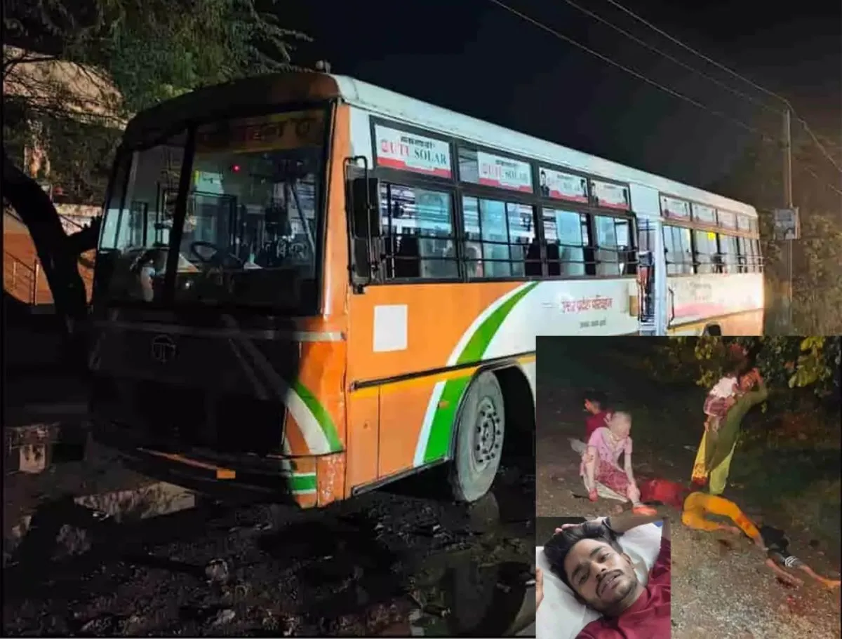 एटा में भीषण सड़क हादसा: रोडवेज बस ने बाइक सवार 6 लोगों को रौंदा, मासूम समेत 2 की दर्दनाक मौत, 4 घायल