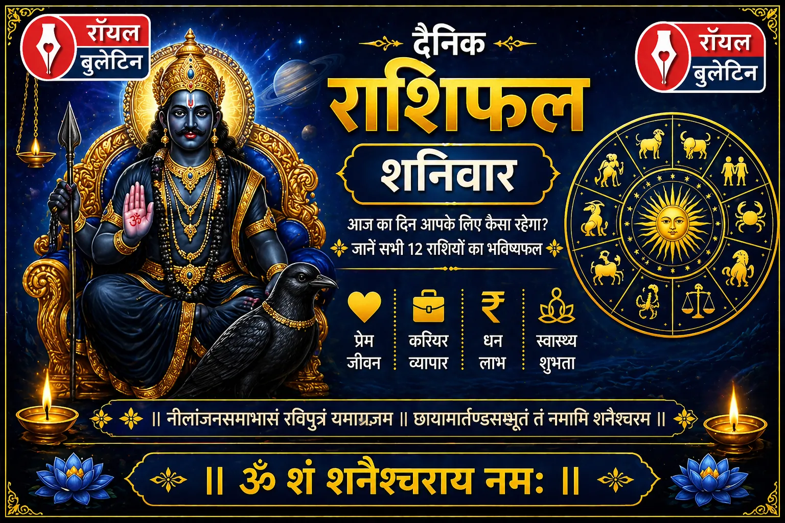 दैनिक राशिफल: 5 सिंतबर, 2026, शनिवार