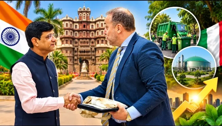 इंदौर पहुंचा इटली का बड़ा प्रतिनिधिमंडल, शहर की सफाई व्यवस्था देखकर हुए प्रभावित; अब निवेश और तकनीकी साझेदारी पर नजर