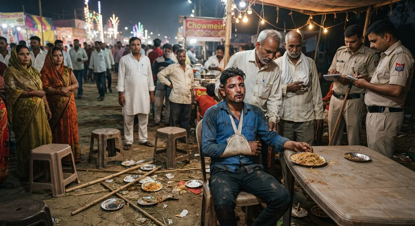 मुजफ्फरनगर: मेले में चाऊमीन खा रहे युवक पर लाठी-डंडों से जानलेवा हमला, 10 नामजद के खिलाफ मुकदमा दर्ज