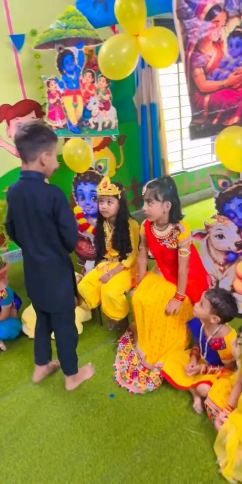 सहारनपुर: मोन्ट फोर्ट स्कूल में बच्चों ने जीवंत की श्री कृष्ण की लीलाएं, जयकारों से गूंजा परिसर