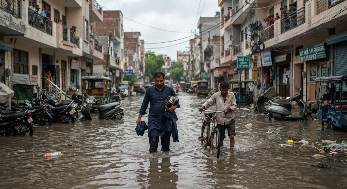 गुरुग्राम में लापरवाही पर गिरी गाज, जलभराव के दौरान ड्यूटी से गायब रहने पर जेई मनोज निलंबित