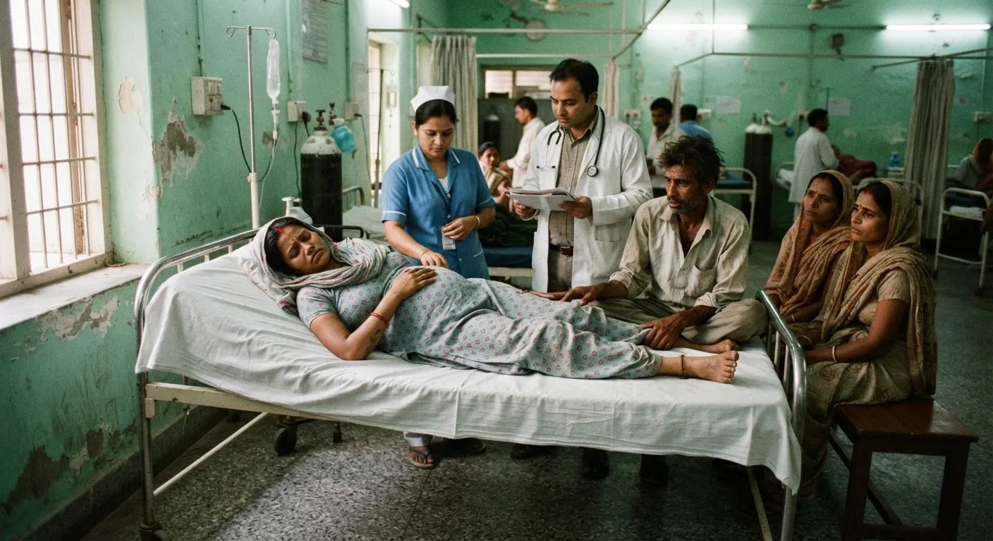 मुजफ्फरनगर में नाली के विवाद में सात माह की गर्भवती के पेट में लात-घूंसे और पत्थर मारने का आरोप
