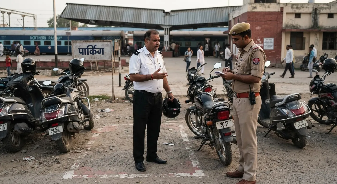 मुजफ्फरनगर में रेलवे पार्किंग से टीसी की स्प्लेंडर प्लस बाइक चोरी, पुलिस ने दर्ज किया मुकदमा