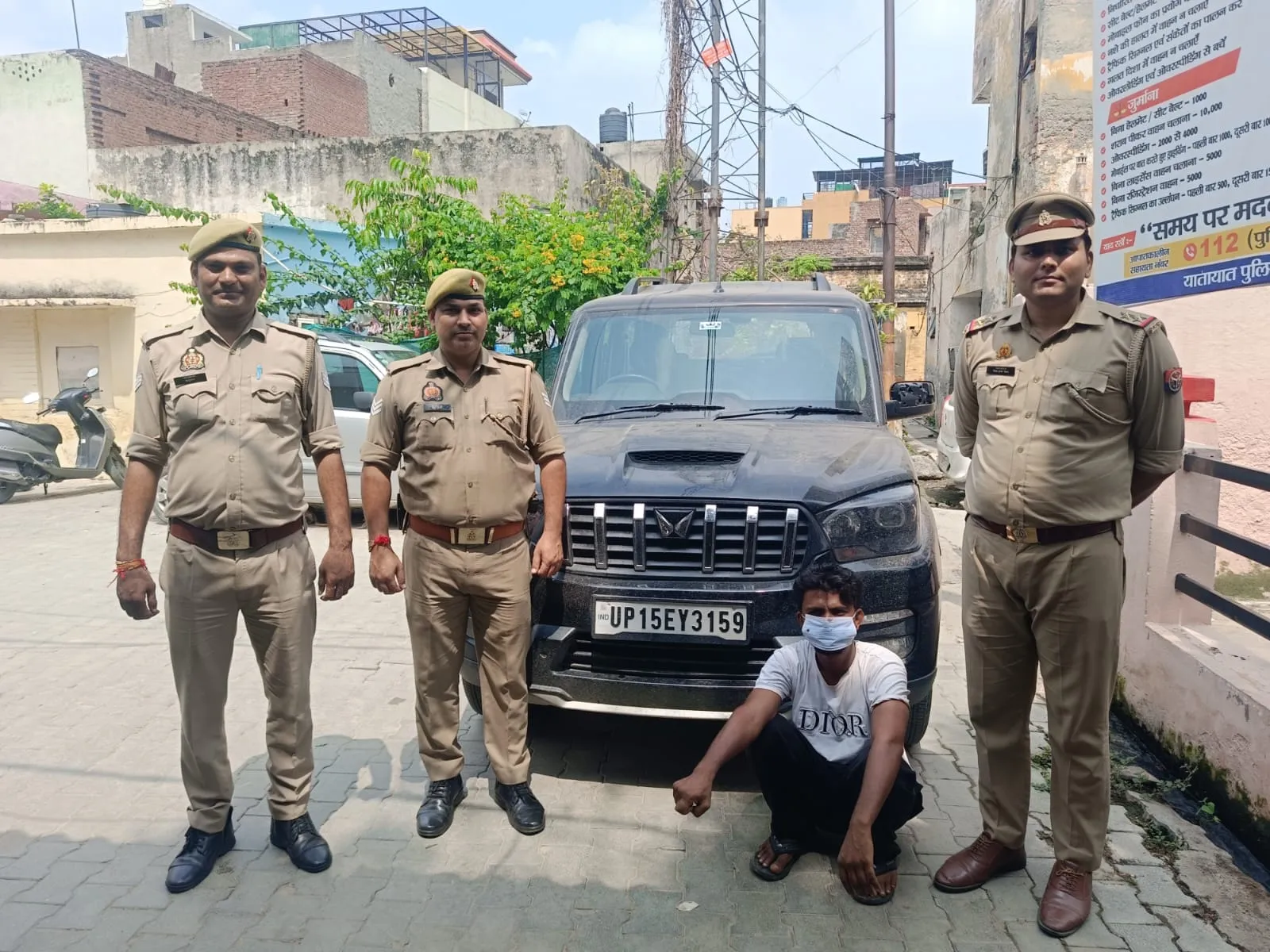 हापुड़ में ₹2 हजार के डीजल पर हैवानियत! सेल्समैन को 5 KM तक घसीटने वाला स्कॉर्पियो चालक गिरफ्तार, कार सीज