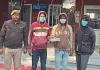 सहारनपुर में मोबाइल छिनैती के तीन आरोपी गिरफ्तार, चोरी का फोन बरामद