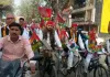 बिजनौर की सड़कों पर दौड़ी सपा की साइकिल: 'एसआईआर' के खिलाफ अखिलेश के सिपाहियों का हल्ला बोल, मतदाता सूची में धांधली का लगाया आरोप