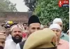 संभल में ईद-उल-फितर की नमाज अदा करने पहुंचे सपा सांसद जियाउर रहमान बर्क