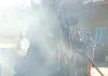 सहारनपुर में होलिका दहन स्थल पर आग लगी, सिविल डिफेंस की तत्परता से बड़े हादसे से बचाव