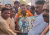 संभल में भाजपा प्रदेश अध्यक्ष पंकज चौधरी का भव्य स्वागत, ढोल-नगाड़ों की गूंज के साथ हुआ अभिनंदन