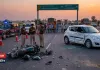 मुजफ्फरनगर: तेज रफ्तार का कहर, दो अलग-अलग सड़क हादसों में दो लोगों की दर्दनाक मौत, कार चकनाचूर