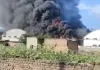 हापुड़ की सुख स्टील फैक्ट्री में भीषण आग, कई किमी दूर तक दिखीं लपटें; 3 कर्मचारी मामूली झुलसे