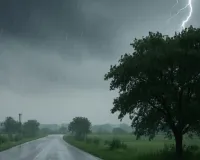 नैनीताल जिले में आंधी तूफान के कारण जनजीवन अस्त व्यस्त, रामनगर में बच्चे की मौत