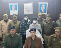 नोएडा: कॉमर्शियल वाहनों की चोरी कर पार्ट्स बेचने वाले दो शातिर वाहन चोर गिरफ्तार