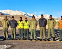 एयर मार्शल जेएस मान ने किया उत्तरी सेक्टर फॉरवर्ड बेस का दौरा.. तैयारियों का लिया जायजा
