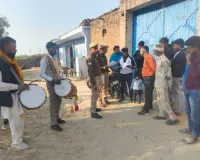 मुजफ्फरनगर में शातिर गैंगस्टर पर प्रशासन का  चला हंटर, ढोल बजाकर किया जिला बदर; 4 माह तक जिले की सीमा में एंट्री बैन