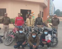 नोएडा: एनसीआर में मोटरसाइकिल चोरी के संगठित गिरोह के तीन बदमाश गिरफ्तार