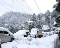 हिमाचल में बर्फबारी से जनजीवन अस्त-व्यस्त, चंबा में ग्लेशियर का कहर, दो जिलों में स्कूल बंद