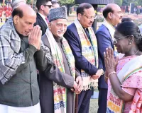 राष्ट्रपति भवन के अमृत उद्यान में 'एट होम' समारोह: राष्ट्रपति द्रौपदी मुर्मु ने की गणमान्य हस्तियों की मेजबानी