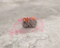 मेरठ में बसंत पंचमी पर होली का ढांडा बांधा, शुरू हुआ रंगों का पर्व