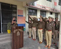 मुजफ्फरनगर: राष्ट्रीय मतदाता दिवस पर पुलिसकर्मियों ने ली मतदाता शपथ