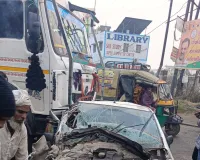 मुजफ्फरनगर में बड़ा हादसा, डंपर ने पूर्व जिला बार अध्यक्ष अनिल जिंदल की कार को उड़ाया, पत्नी समेत 5 लोग घायल