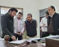 शामली में जिलाधिकारी ने तहसील ऊन का निरीक्षण कर दिए आवश्यक निर्देश