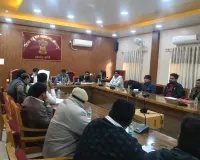 सहारनपुर : 22 फरवरी को आयोजित होने वाले मेगा शिविर के संबंध में प्रशासनिक अधिकारियों के साथ हुई बैठक