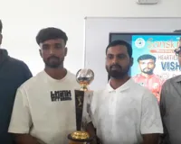 गोरखपुर: पंजाब किंग्स का हिस्सा बनने के बाद पहली बार घर पहुंचे विशाल, हुआ जोरदार स्वागत