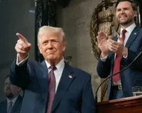 राष्ट्रपति ट्रंप ने एक साल में आए ऐतिहासिक बदलावों की प्रशंसा की, कांग्रेस में गिनाईं उपलब्धियां