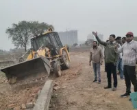 ग्रेटर नोएडा प्राधिकरण का बड़ा एक्शन: भनौता गांव में 60 करोड़ की अवैध कॉलोनी पर चला बुलडोजर