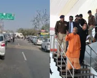 मुख्यमंत्री योगी के मेरठ आगमन से पहले ध्वस्त हुई शहर की यातायात व्यवस्था,दिल्ली रोड जाम