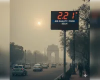 दिल्ली में फिर लौटी 'खराब' हवा: एक्यूआई 221 पहुंचा, हल्की ठंड के बीच प्रदूषण ने बढ़ाई चिंता
