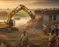 मुज़फ्फरनगर में तालाब पर अवैध कब्जे का प्रयास नाकाम: प्रशासन का  गर्जा बुलडोजर, ढहाया अवैध निर्माण