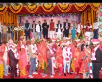 मेरठ में मुख्यमंत्री सामूहिक विवाह योजना के तहत 168 जोड़ों ने थामा एक-दूसरे का हाथ